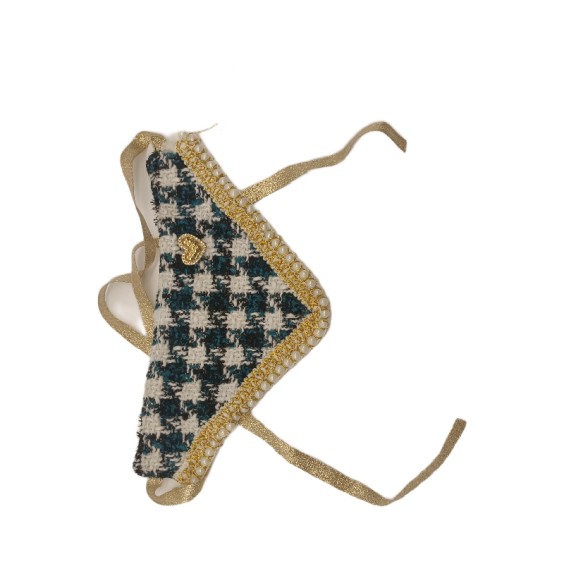 Chanel Triangle Scarf - Dark Green