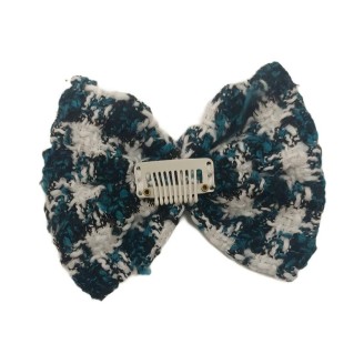 Fragrant Bowknot Hair Clip - Dark Green 