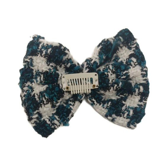 Fragrant Bowknot Hair Clip - Dark Green 