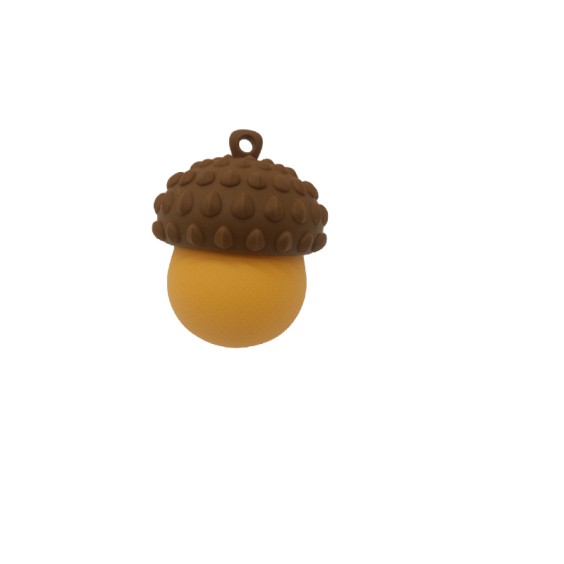 Dispensing Acorn - Chocolate Brown Pet Toy