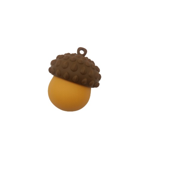 Dispensing Acorn - Chocolate Brown Pet Toy