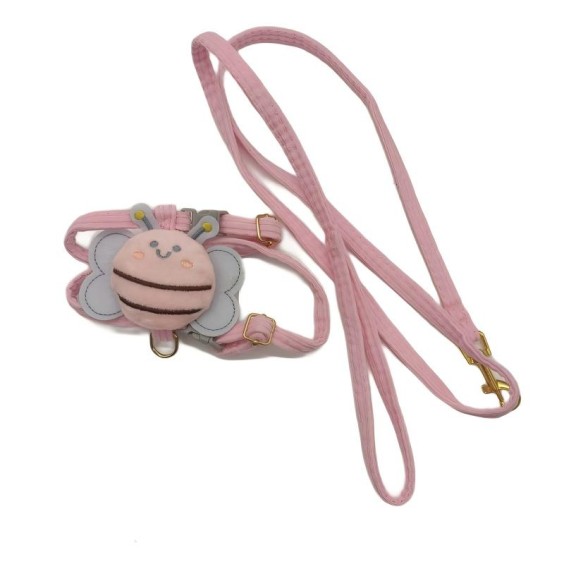 Pink Little Bee Pet Leash For Cats And Dogs