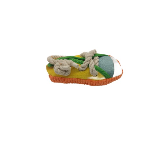 Locke Yellow Knot Shoes Pet Toy