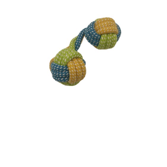 Rope Knot Toy Dumbbell Ball Pet Toy