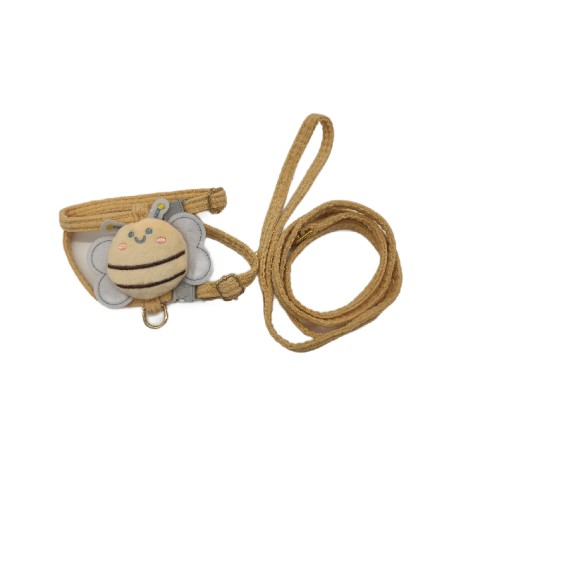 Yellow Little Bee Pet Leash For Cats And Dogs