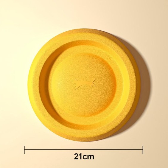 Yellow  Frisbee Pet Toy