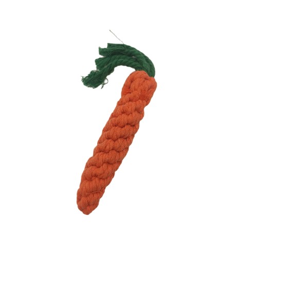 Corn Cob + Carrot + Double Knot Rope Pet Toy