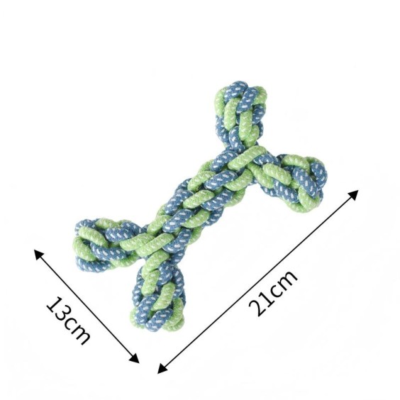Rope Knot Bone Pet Toy